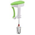 Manual Stainless Steel Egg Whisk Blender Non Electric Hand Mixer for Baking Cooking Whipping and Everyday Kitchen Preparation (Green)