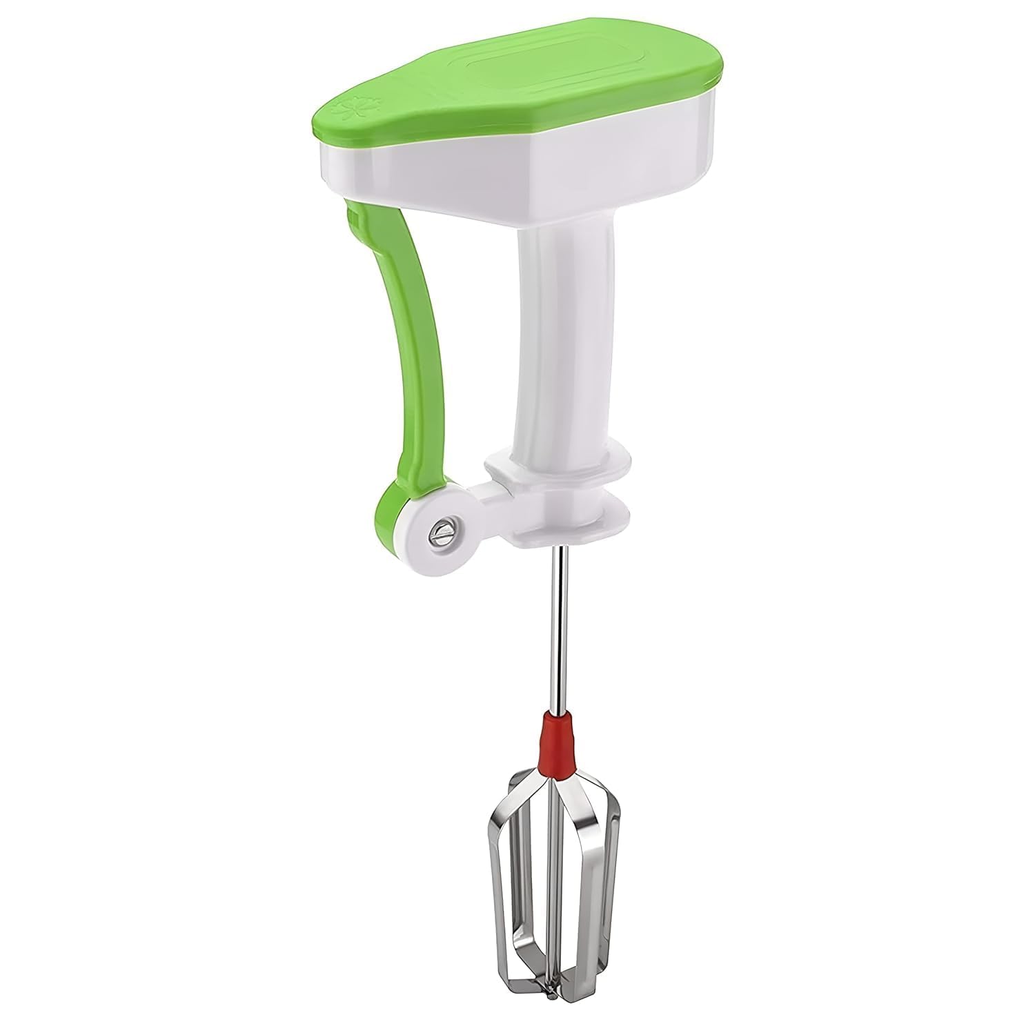 Manual Stainless Steel Egg Whisk Blender Non Electric Hand Mixer for Baking Cooking Whipping and Everyday Kitchen Preparation (Green)