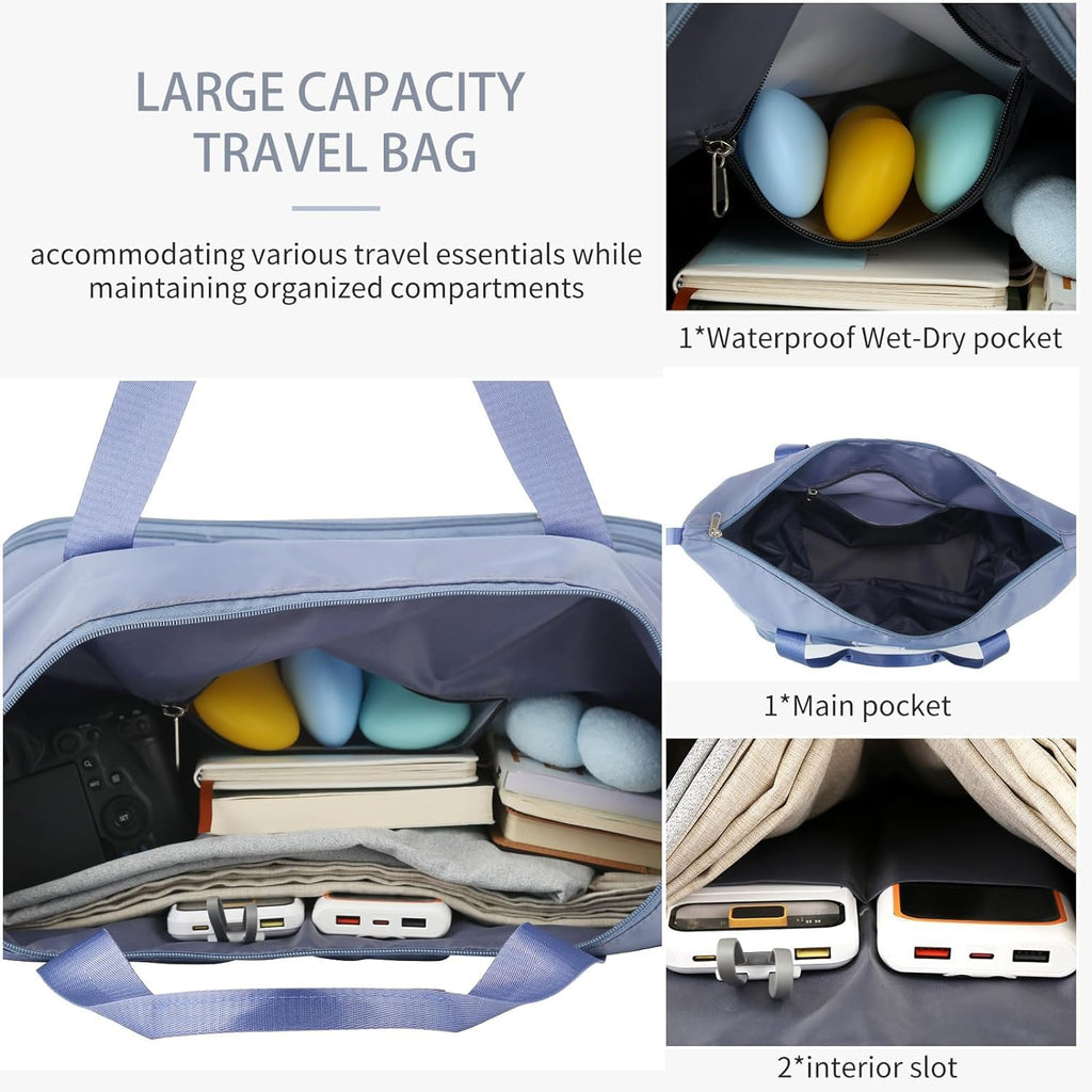 LIGHTNIING HAMMERZ Rolling Duffle Bag with Wheels, Expandable Foldable Duffle Bag with Handle for Travel, Wheeled Travel Luggage Bag Carry on Duffel Bag, Black