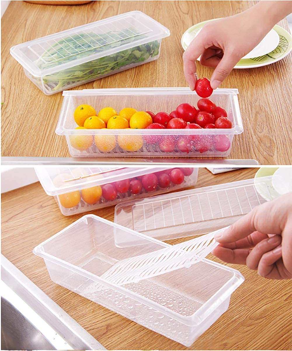 SATVIKAYA Air Tight Plastic Storage Containers Set for Kitchen | Pantry Organizers Kitchen Accessories Items,Fridge Storage Boxes | Leak-Proof, Durable, and Space-Saving (4, 2500ml) (1200 ML, 6)